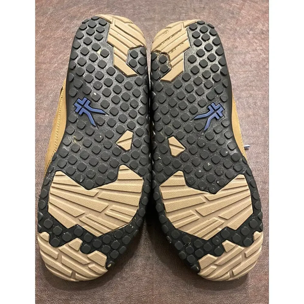 KURU Men's 10 Brown Leather Comfort Walking Shoes Orthopedic Trail Casual Dad